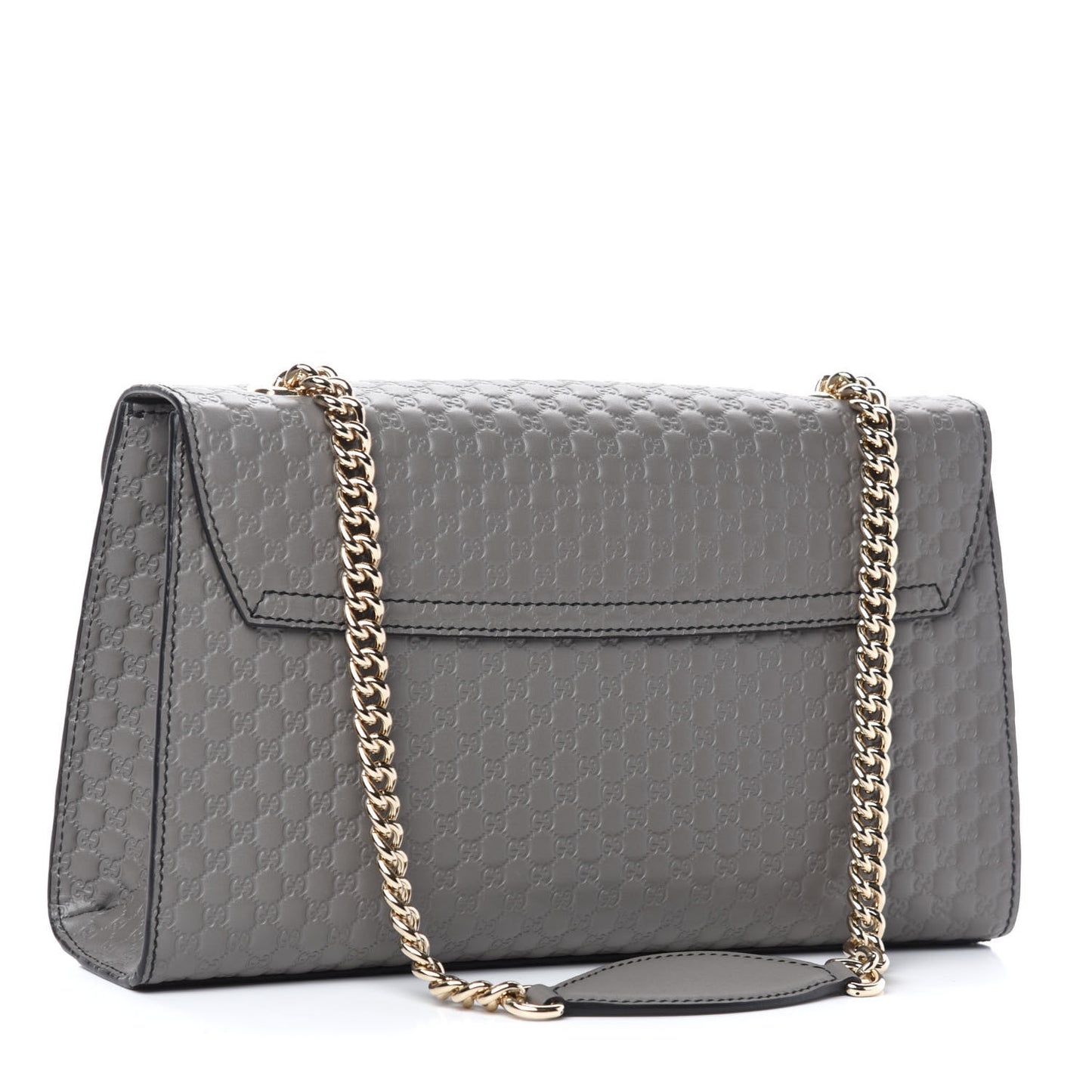 Soft Microguccissima Medium Emily Chain Shoulder Bag Loess