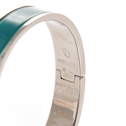 Hermes Enamel Narrow Clic Clac H Bracelet PM Veronese 4 of 8