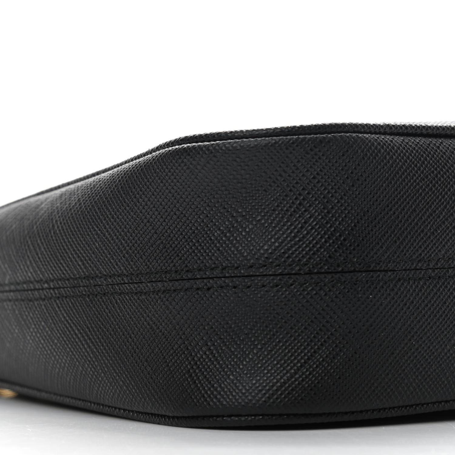 Prada Saffiano Lux Re-Edition 2005 Shoulder Bag Black 9 of 10