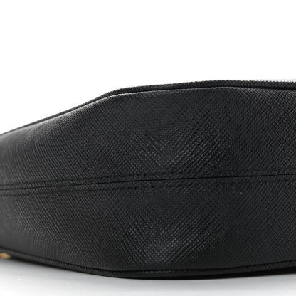 Prada Saffiano Lux Re-Edition 2005 Shoulder Bag Black 9 of 10