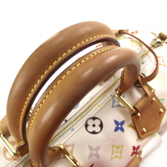 Louis Vuitton Monogram Multicolor Speedy 30 White 6 of 10
