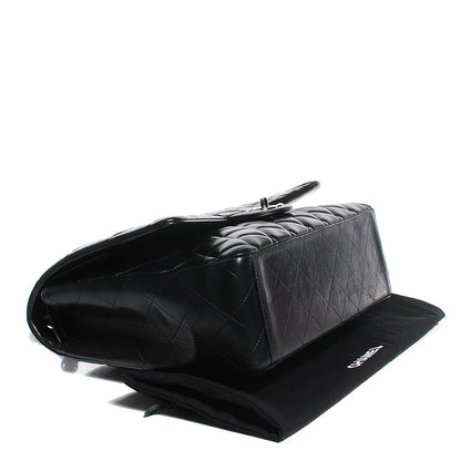 Chanel Lambskin Quilted Maxi Double Flap Black 4 of 9