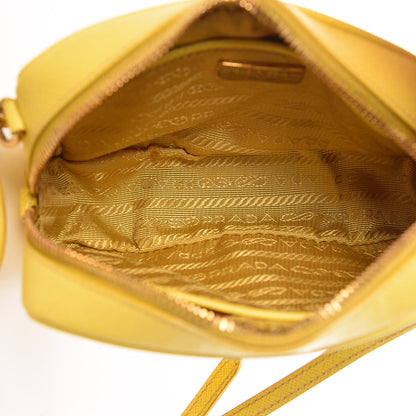 Prada Saffiano Mini Camera Crossbody Bag Ocra 5 of 11
