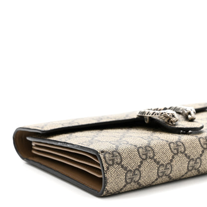 Gucci GG Supreme Monogram Mini Dionysus Chain Wallet Beige Taupe 9 of 15