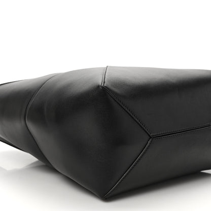 Loewe Shiny Calfskin Medium Puzzle Fold Tote Black 8 of 11