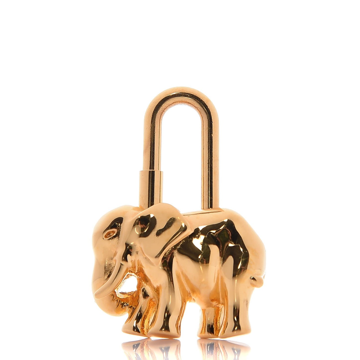 Permabrass Elephant Cadena Lock Gold
