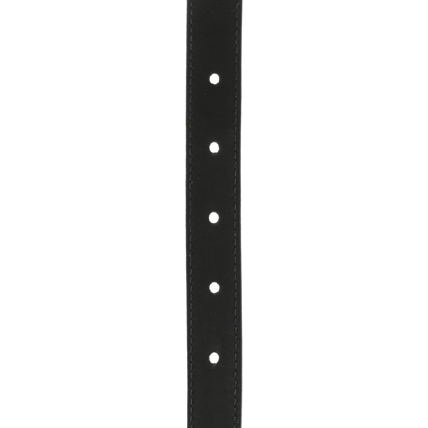 Gucci Calfskin Pearl Double G 20mm Belt 70 28 Black Cream 5 of 5