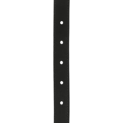 Gucci Calfskin Pearl Double G 20mm Belt 70 28 Black Cream 5 of 5