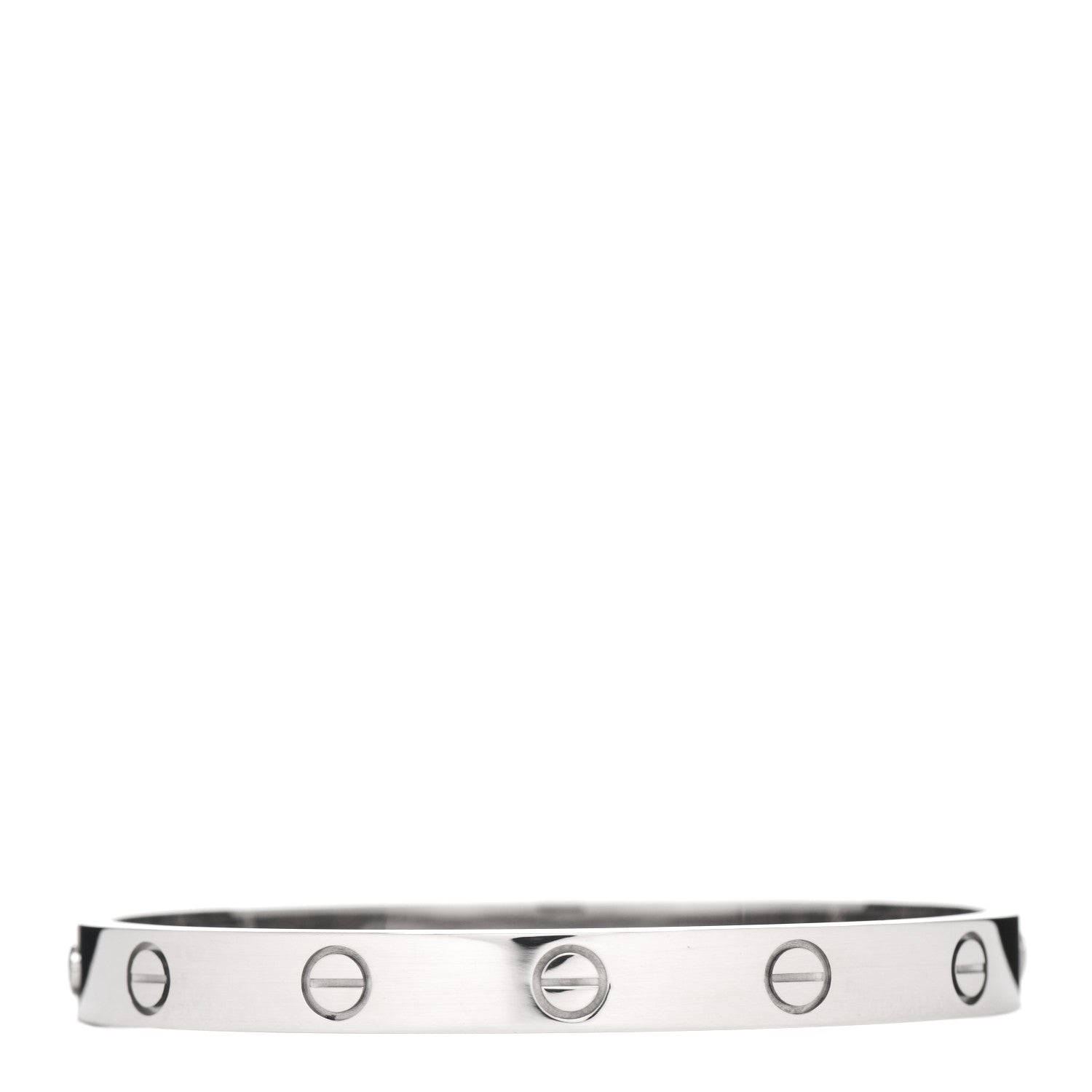 Cartier 18K White Gold LOVE Bracelet 16 1 of 4