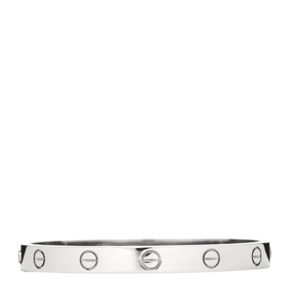 Cartier 18K White Gold LOVE Bracelet 16 1 of 4