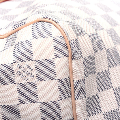 Louis Vuitton Damier Azur Keepall Bandouliere 55 18 of 30