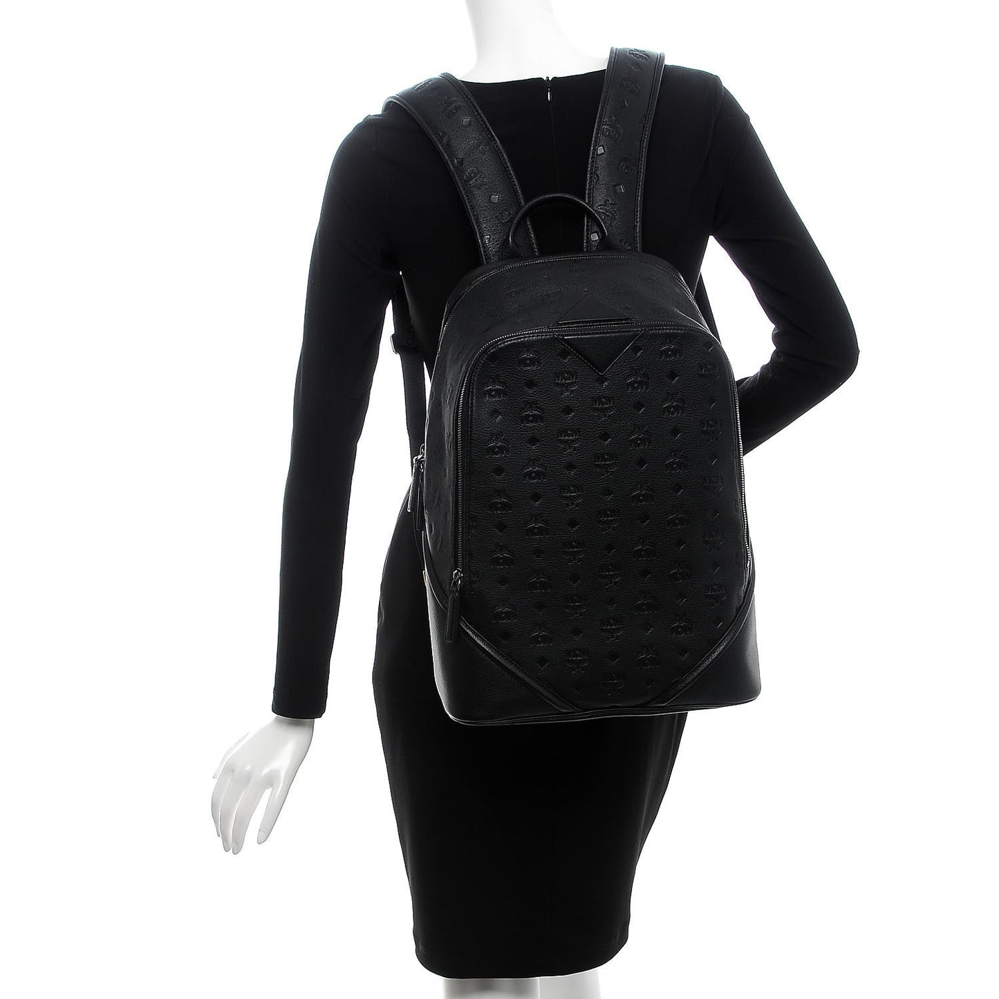 Calfskin Ottomar Monogram Duke Backpack Black