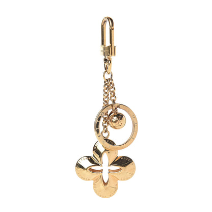 Louis Vuitton Metal Eclipse Bag Charm Key Holder Gold 1 of 2