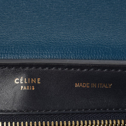 Celine Smooth Calfskin Medium Tri-Color Trapeze Ink 8 of 21