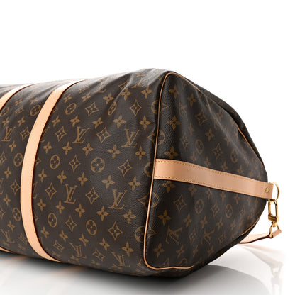 Louis Vuitton Monogram Keepall Bandouliere 55 9 of 16