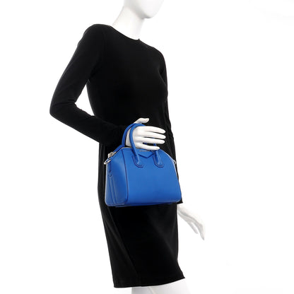 Givenchy Sugar Goatskin Mini Antigona Indigo Blue 3 of 8