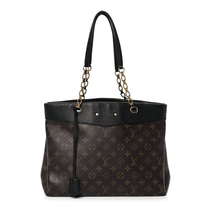 Louis Vuitton Monogram Pallas Shopper Black 1 of 11