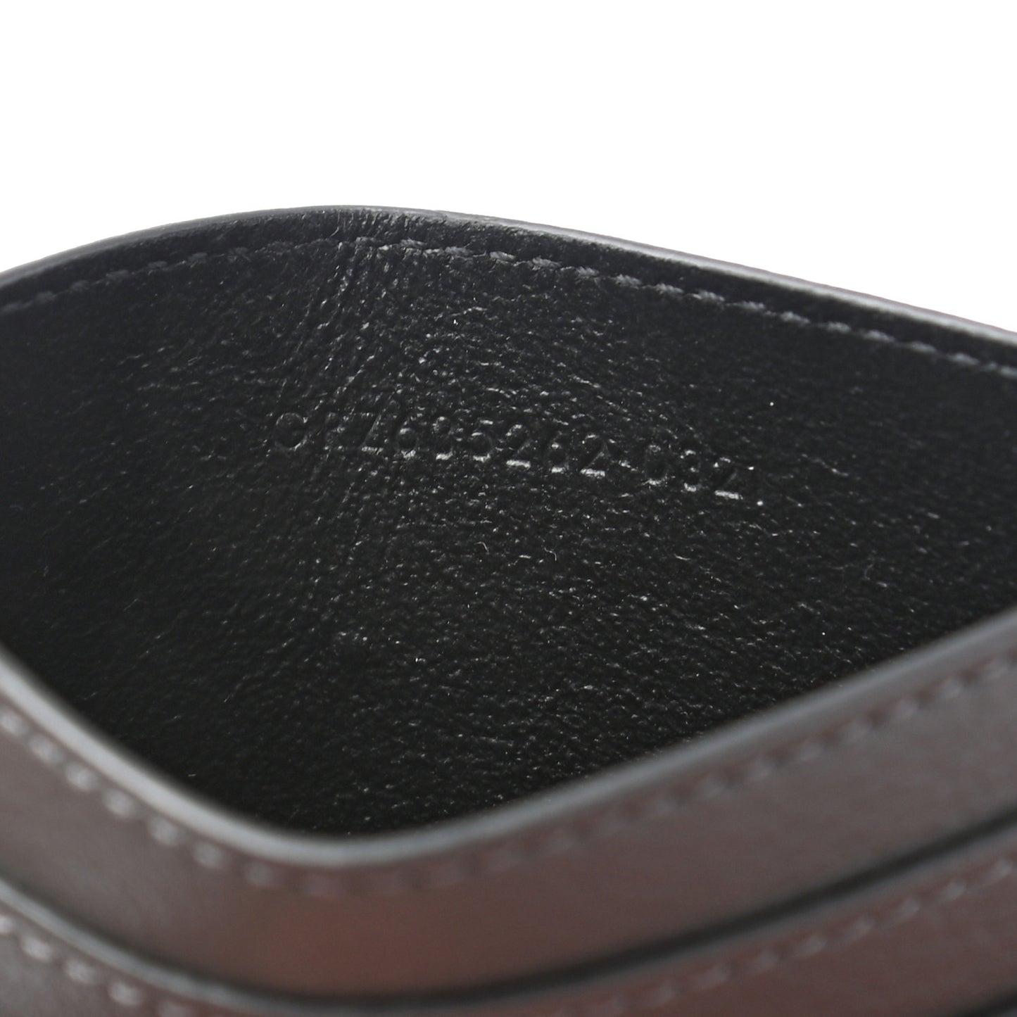Grained Calfskin Credit Card Case