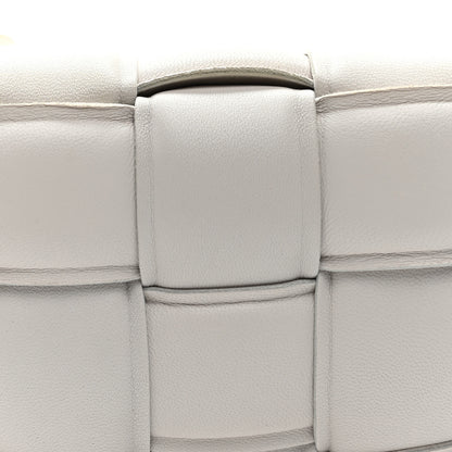 Bottega Veneta Nappa Maxi Intrecciato Small Padded Cassette Crossbody Bag Chalk 7 of 9