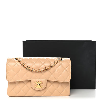 Chanel Caviar Quilted Small Double Flap Beige 11 of 11