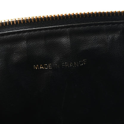 Chanel Caviar Vanity Cosmetic Case Black 7 of 9