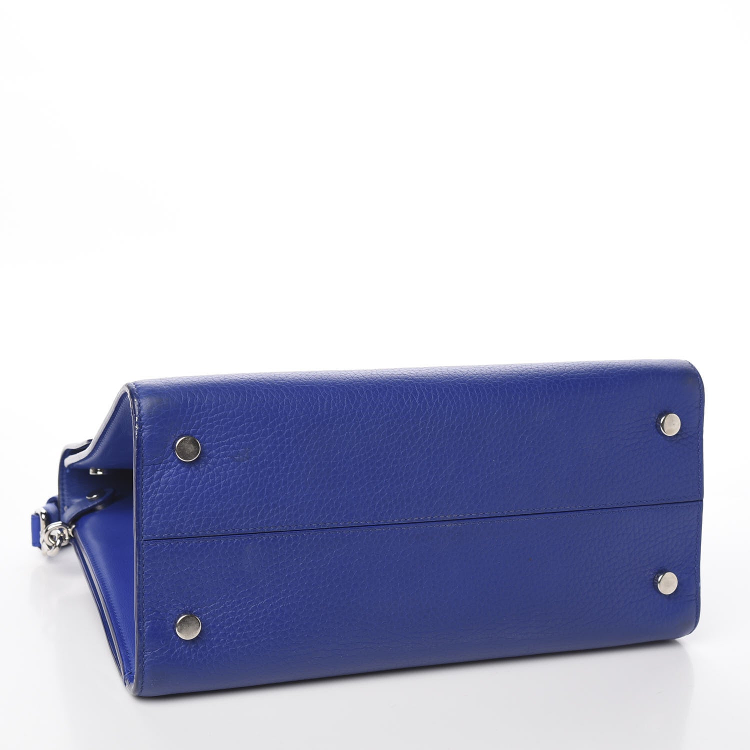 Christian Dior Bullcalf Medium Diorever Flap Yves Klein Blue 10 of 16