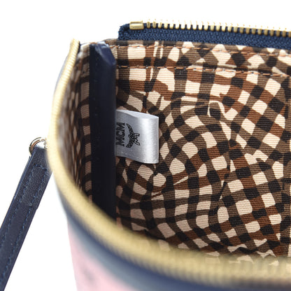 MCM Visetos Liz Shopper Tote Pouch Soft Pink 6 of 8