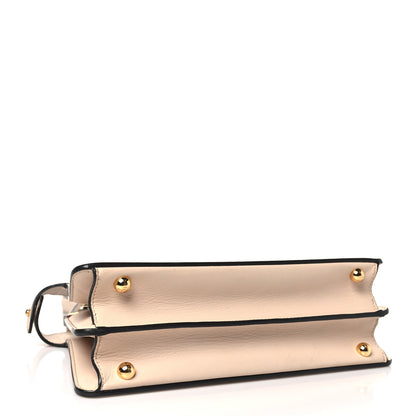 Fendi Vitello Seta Shiny Nappa Plexiglass Medium Peekaboo I SEE U Satchel Light Rose 4 of 10