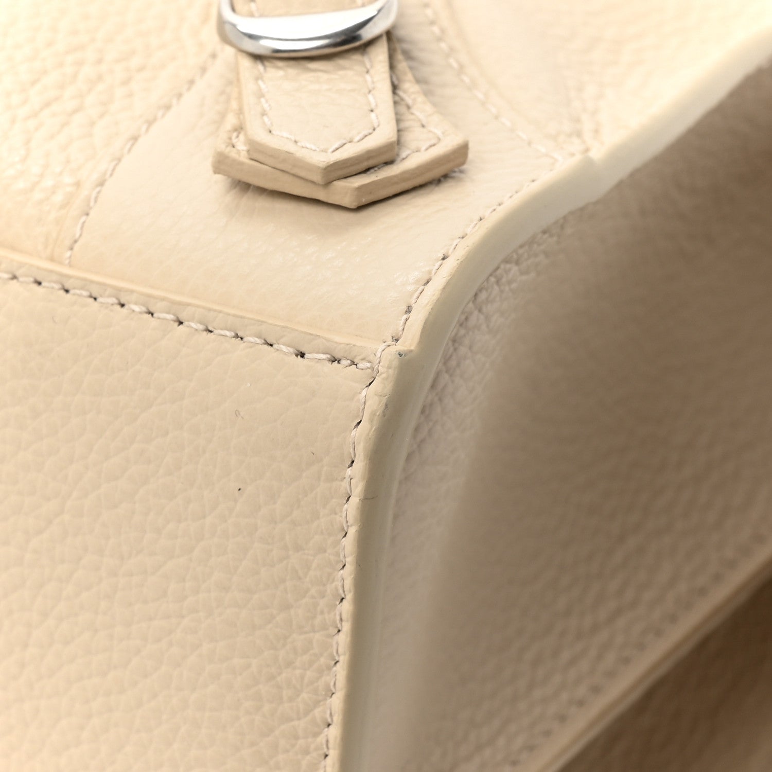 Balenciaga Grained Calfskin Neo Classic Silver Hardware S City Cream 13 of 14