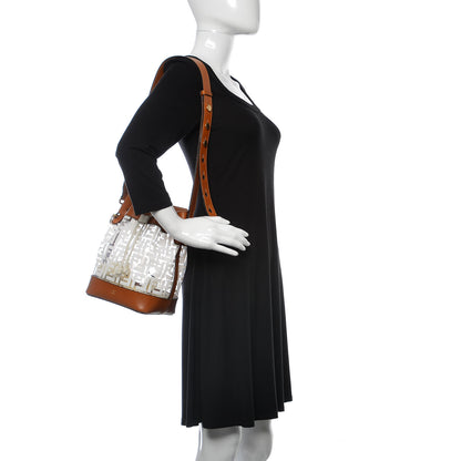 Fendi TPU FF Vitello Aura F is Fendi Grande Mon Tresor Bucket Bag White Cuoio 2 of 12