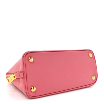 Prada Saffiano Lux Small Promenade Tote  Peonia 4 of 13