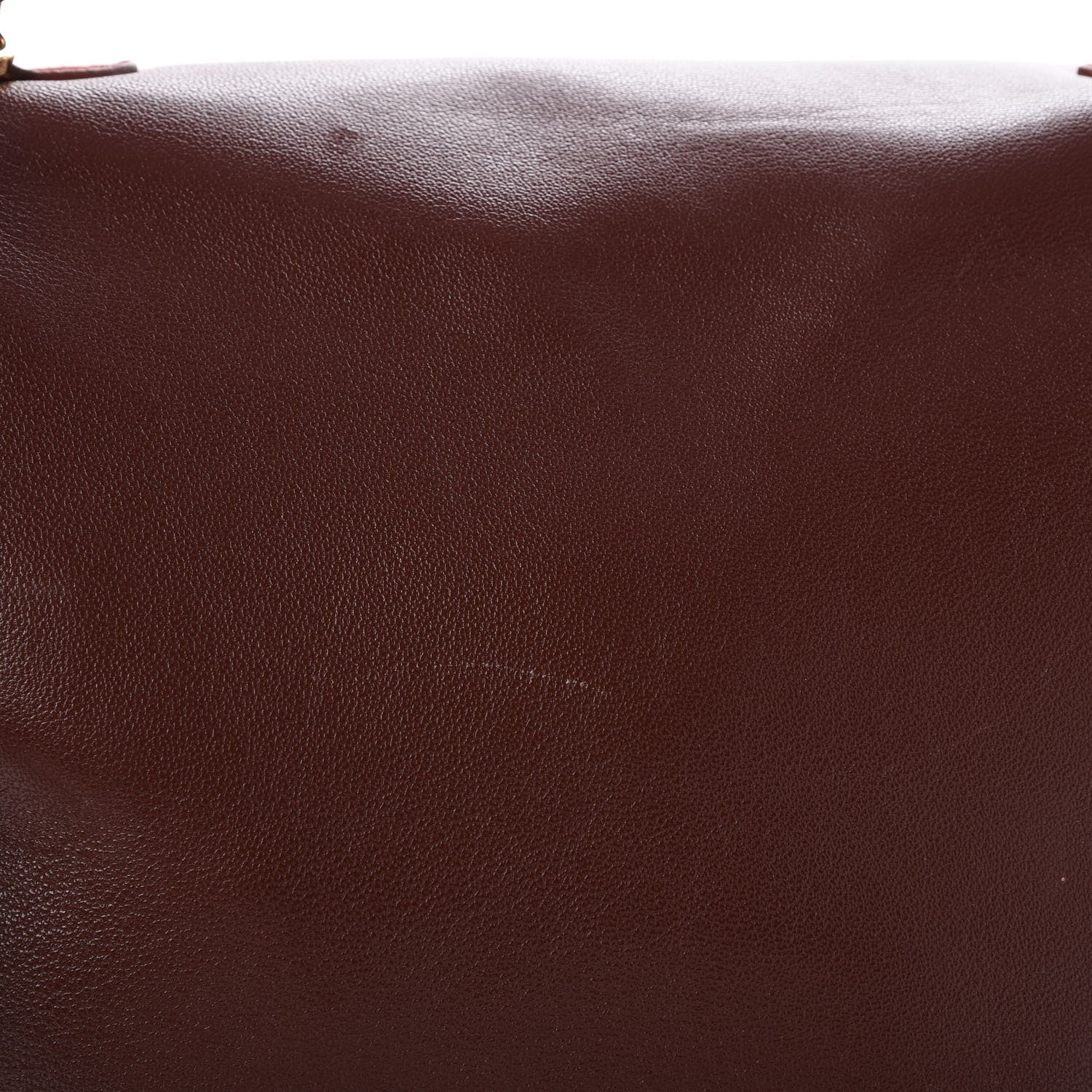 Marc Jacobs Smooth Calfskin Suede Metropolitan Flap Bag Chestnut Pale Gold 10 of 10