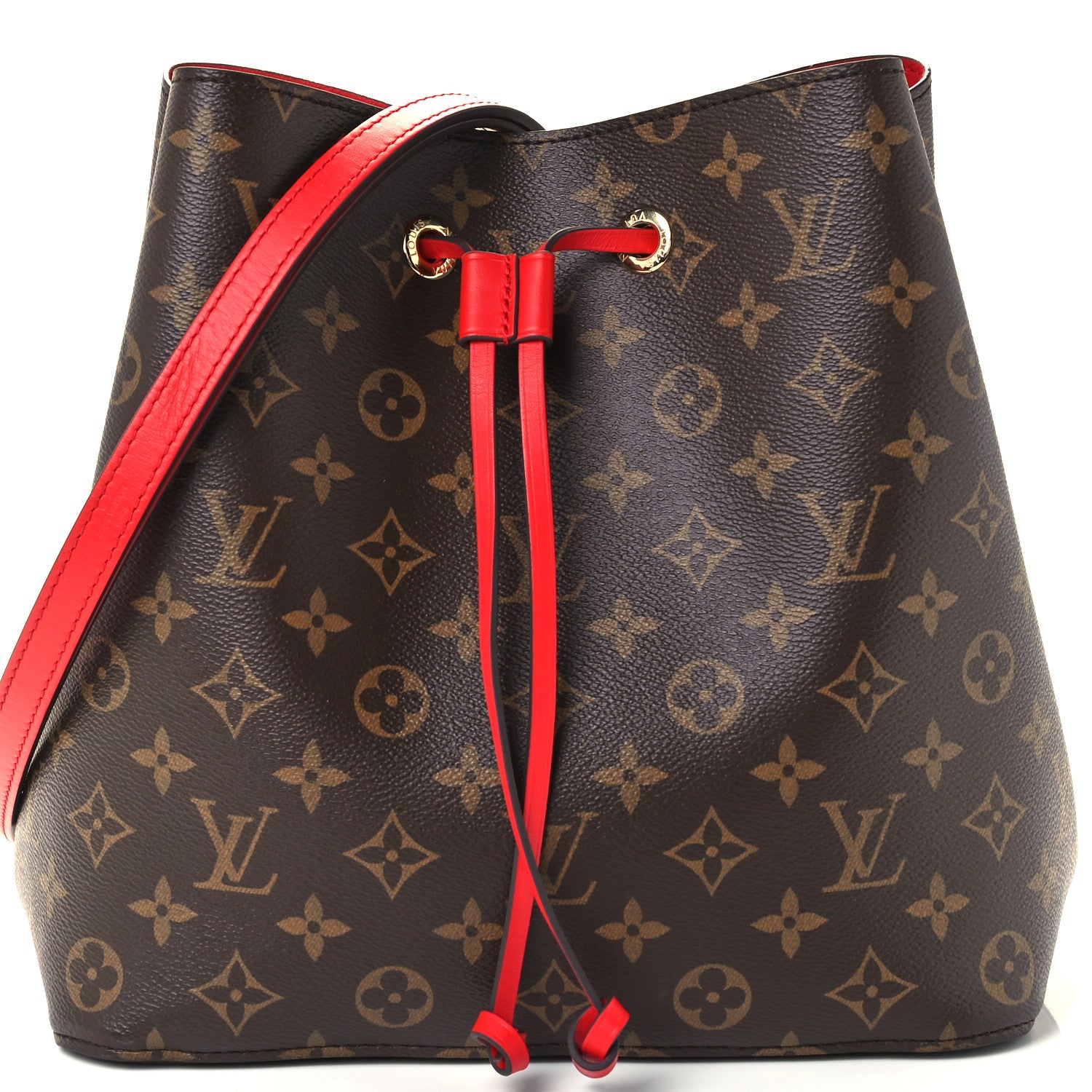 Louis Vuitton Monogram Neonoe MM Coquelicot 8 of 10