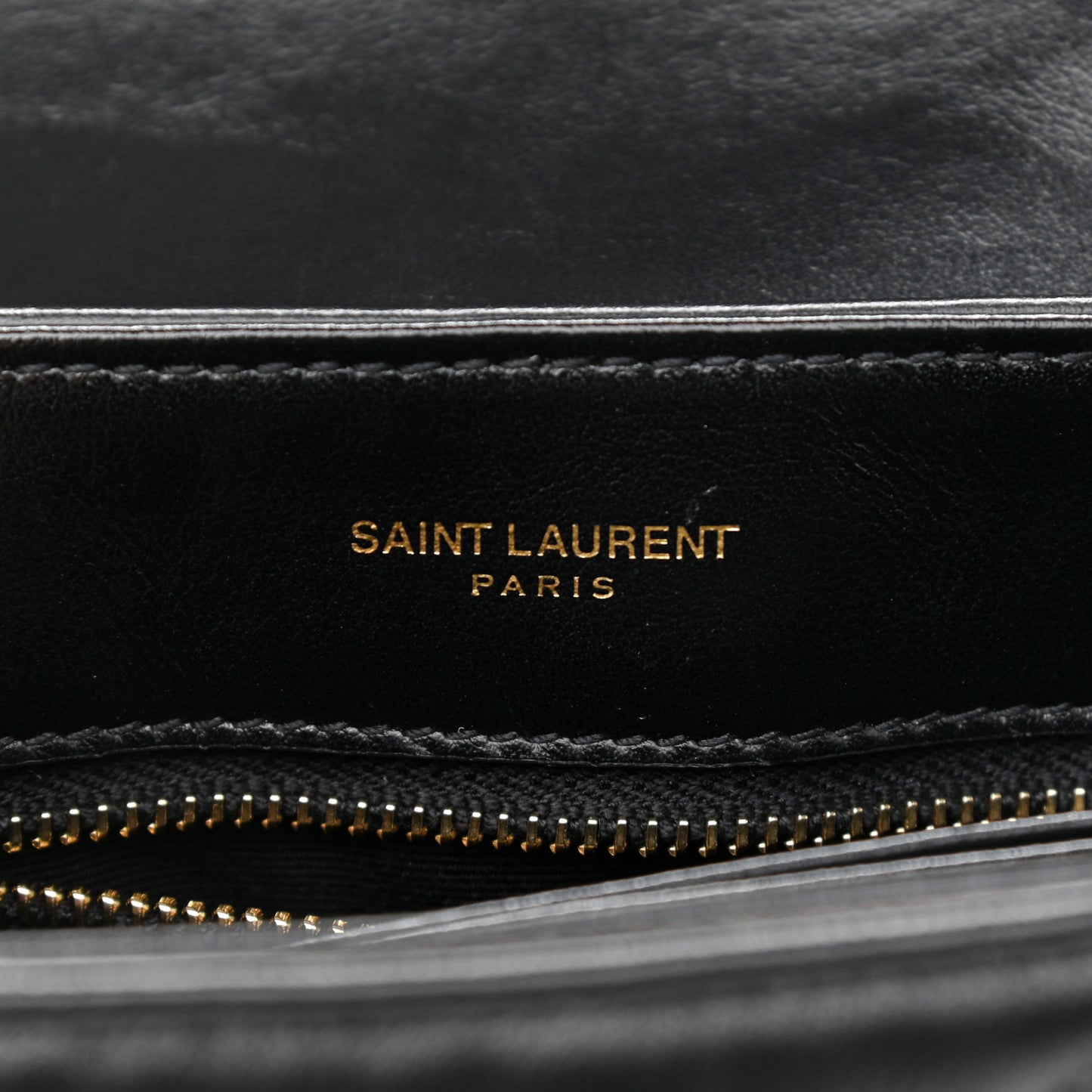 Calfskin Y Quilted Monogram Toy Loulou Crossbody Bag Black