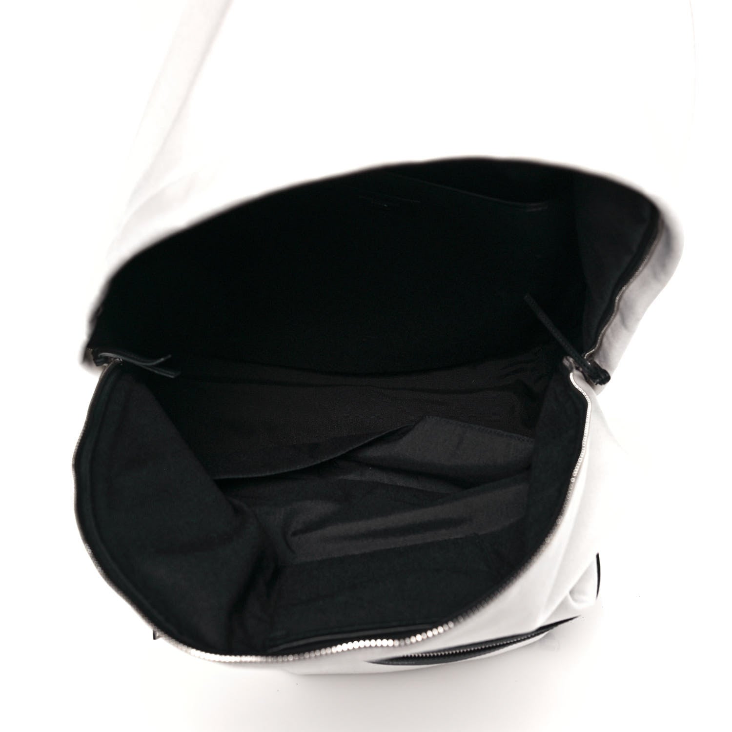 Saint Laurent Canvas Logo City Backpack White 5 of 12