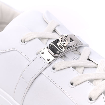 Hermes Calfskin Mens Day Sneakers 44 White 11 of 12