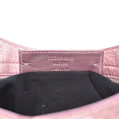 Balenciaga Metallic Agneau Classic Silver Hardware S City Sparkle Pale Rose 7 of 17