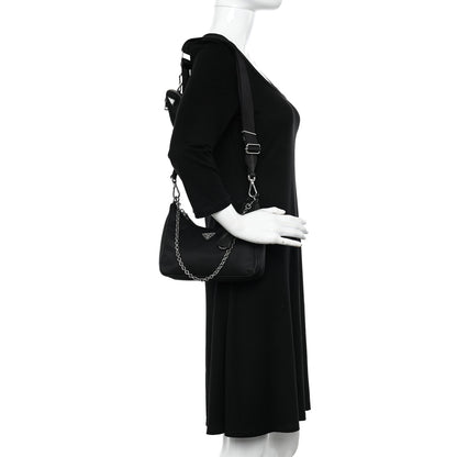 Prada Nylon Re-Edition 2005 Shoulder Bag Black 2 of 11