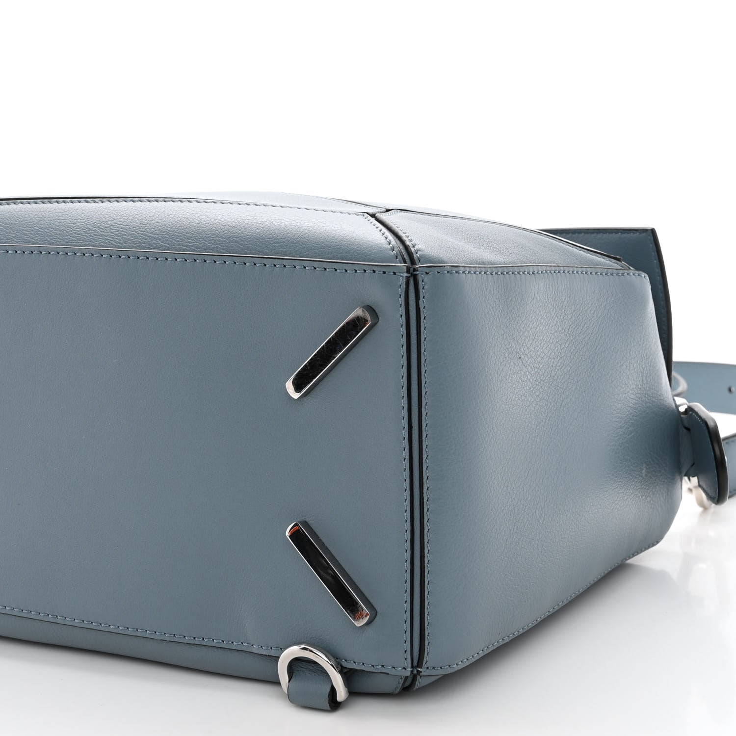 Loewe Calfskin Medium Puzzle Bag Stone Blue 9 of 9