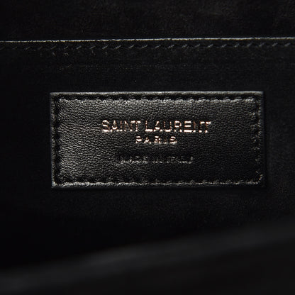 Saint Laurent Calfskin Medium Bellechasse Satchel Black 7 of 8