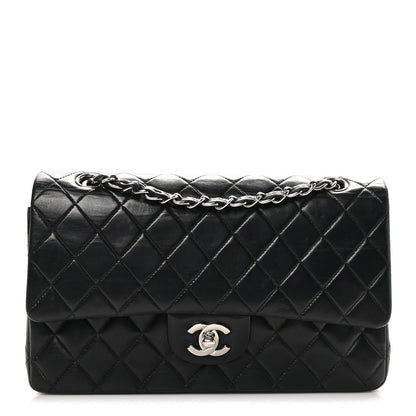 Chanel Lambskin Quilted Medium Double Flap Black 1 of 10