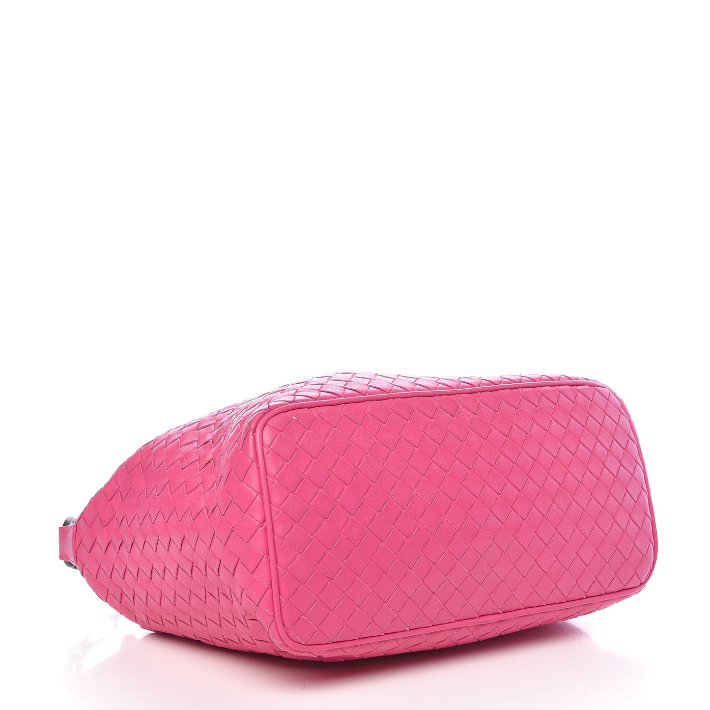 Nappa Intrecciato Hobo Fuchsia