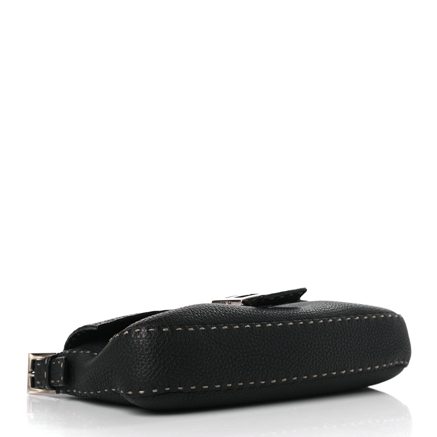 Calfskin Romano Selleria Baguette Black