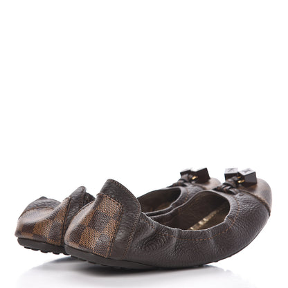 Louis Vuitton Damier Ebene Lovely Ballet Flats 39 4 of 16