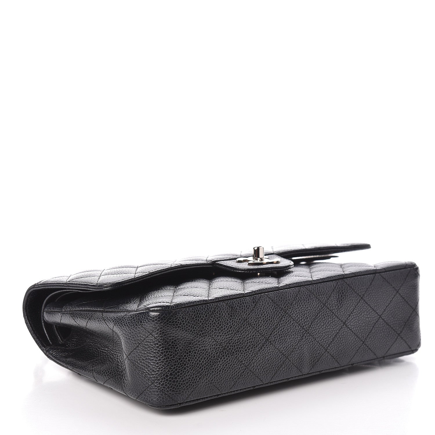 Chanel Caviar Quilted Medium Double Flap Black 4 of 12