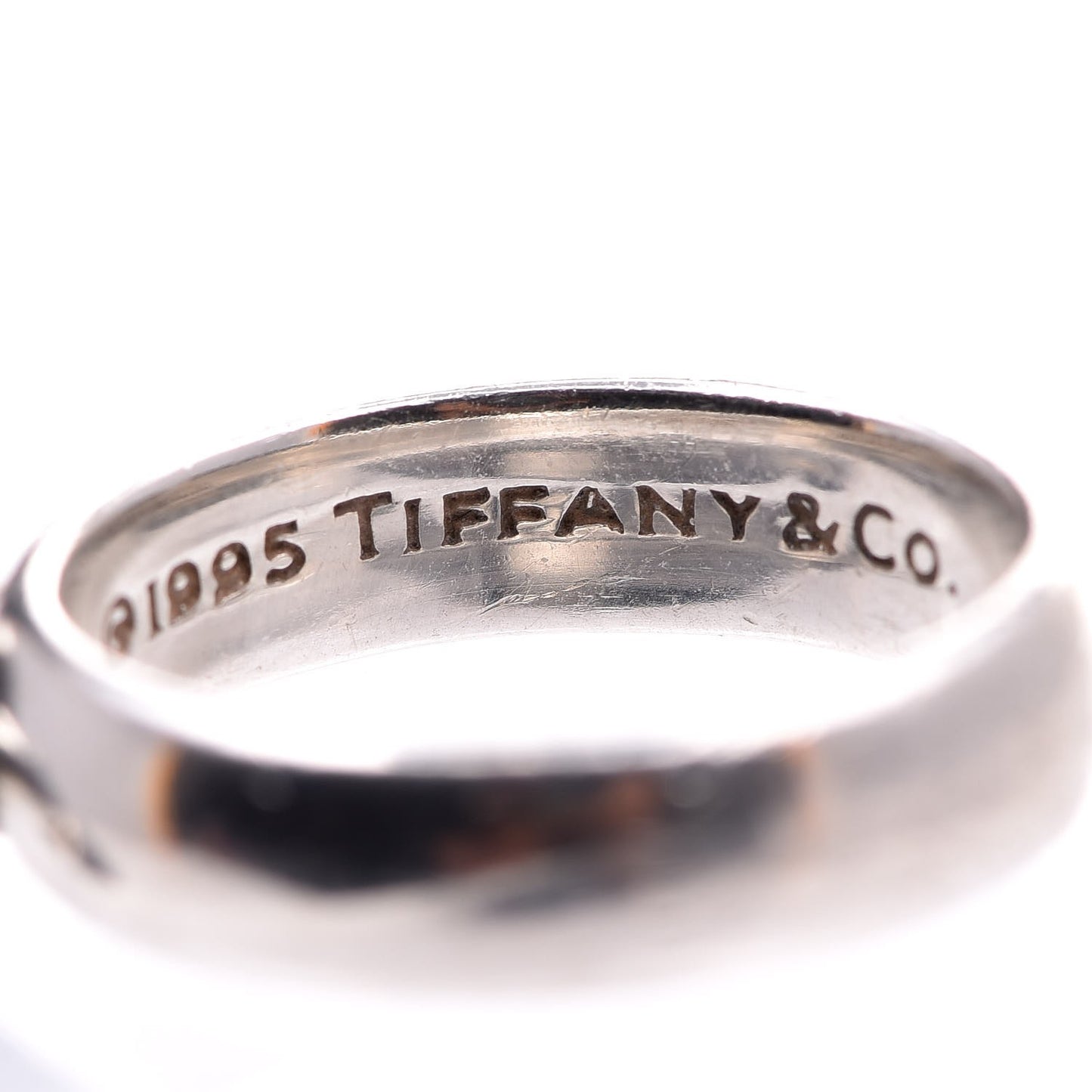 Sterling Silver Onyx Fascination Ball Ring 56.5 7.75