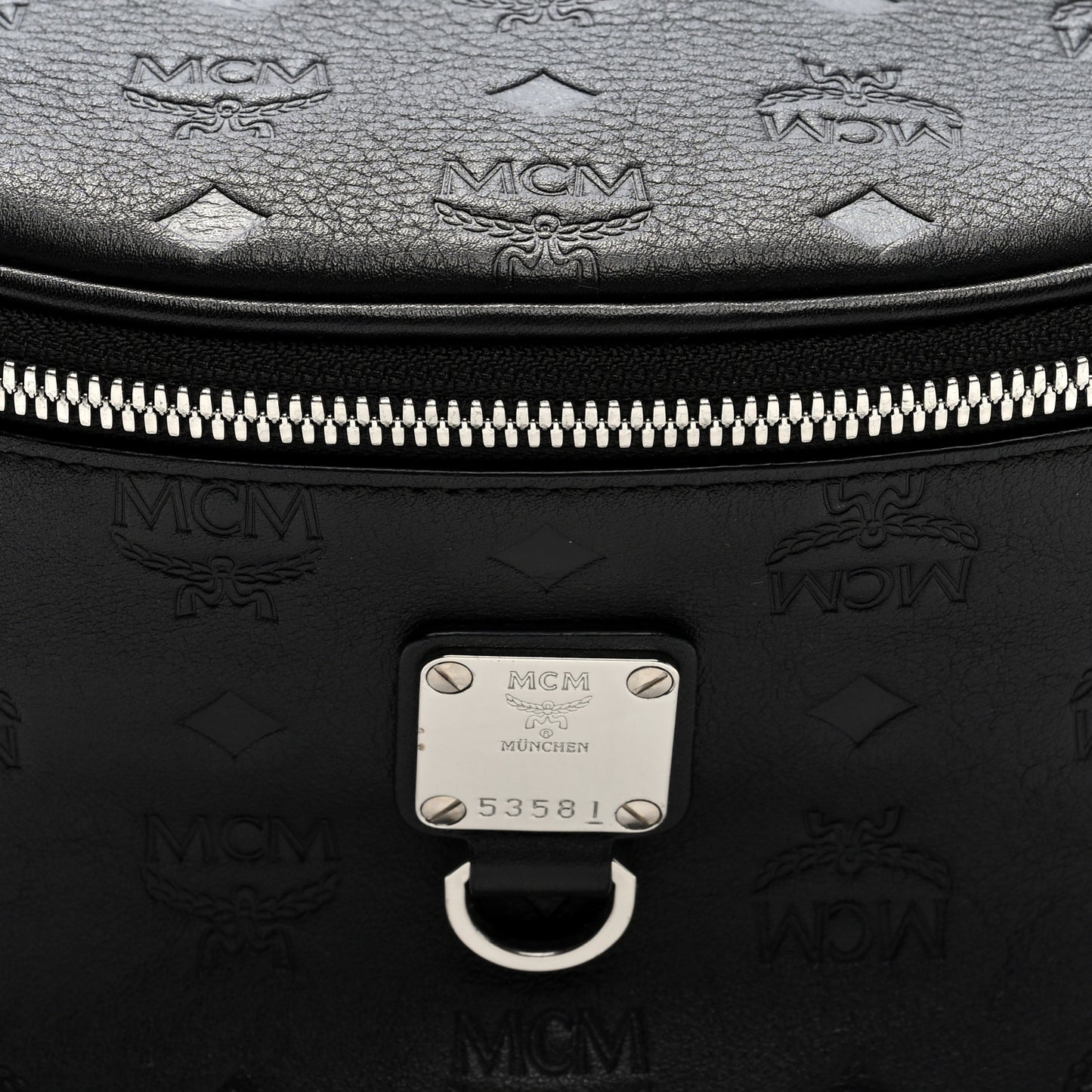 Calfskin Ottomar Monogram Belt Bag Black