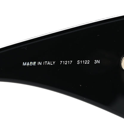 Chanel Acetate Shield Runway 71217 Sunglasses Black 6 of 7
