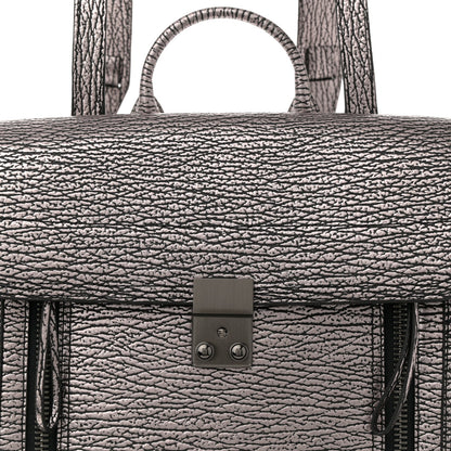 3.1 Phillip Lim Metallic Textured Calfskin Pashli Backpack Black Mauve 7 of 10