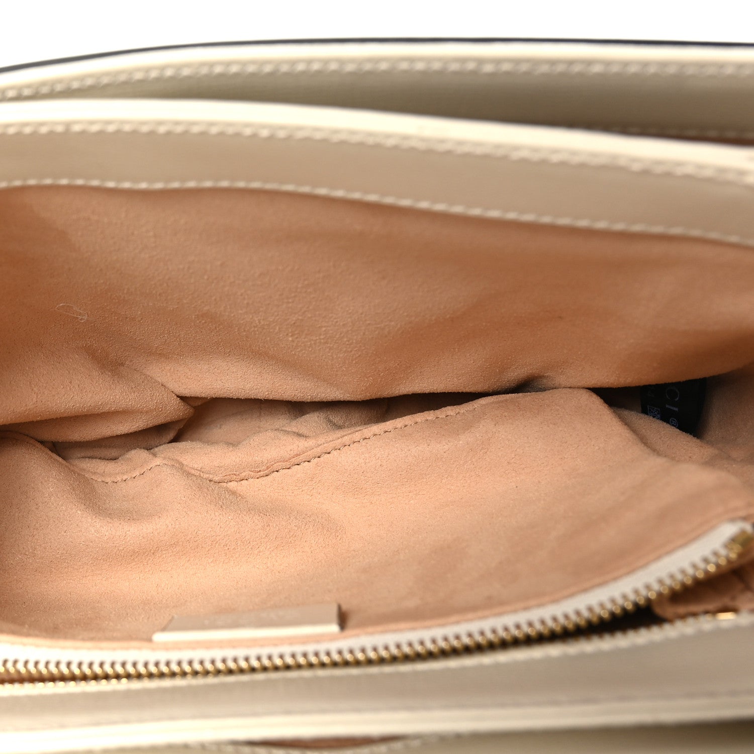 Gucci Azalea Calfskin Horsebit 1955 Shoulder Bag Mystic White 5 of 10